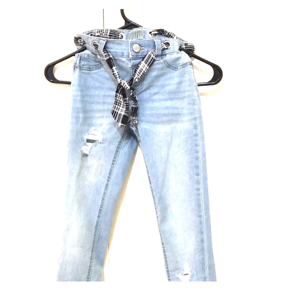 Justice Girls Mid Waisted Jeans